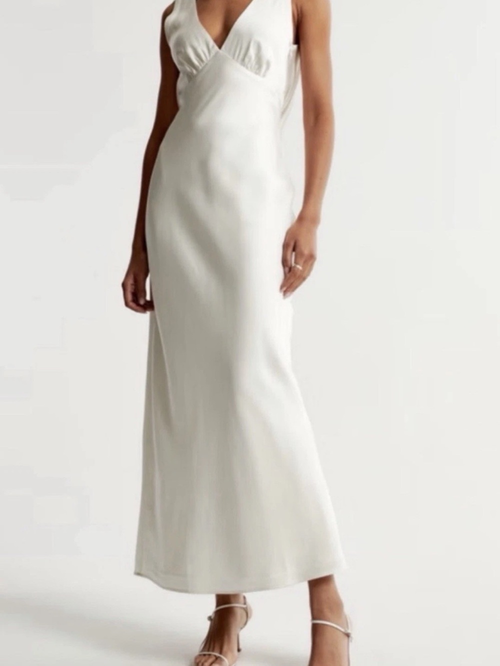 NWT Abercrombie and Fitch Plunge Cowl Back Maxi Dress